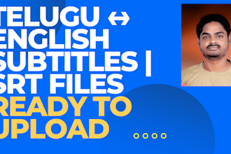 create accurate subtitles and srt files for your videos