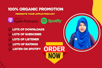 promote your podcast and help you get organic downloads and listeners