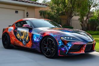 make professional vehicle wrap design or car wrap design