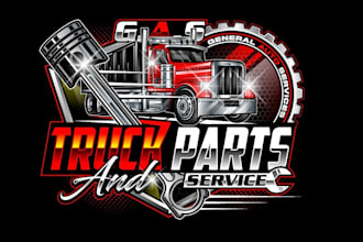 create professional and specially auto service logo design