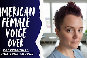 deliver your american english commercial voiceover