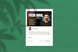 design ranking fiverr gig cover image