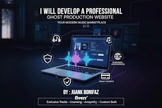 develop a professional ghost production website