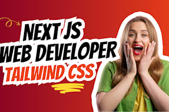 do custom website development next js developer, front end developer