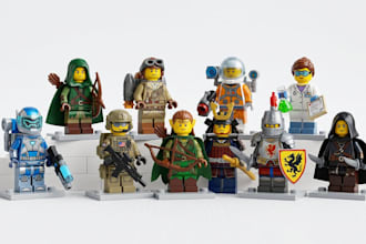 do lego design minifigure 3d lego model 3d lego animation lego characters