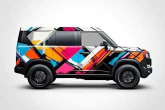 make eye catching your car and vehicle wrap design