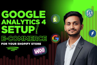 setup web analytics using GTM, ga4 for ecommerce
