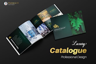 do luxury product catalogue and brochure design
