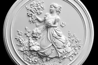 design 3d wall relief from ref,plaque model,classical sculpture,wall panel,cnc