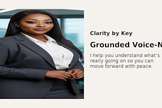 provide a clear grounded voice note to help you understand your situation