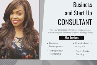 be your expert business consultant and startup coach