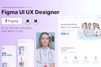 design figma website UI UX, figma design for websites UI UX design