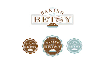do modern sweet cake shop, pudding, bakery or dessert logo any graphics design