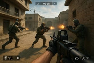 develop 3d fps shooting military games
