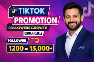 manage tiktok marketing and promotion for organic follower growth