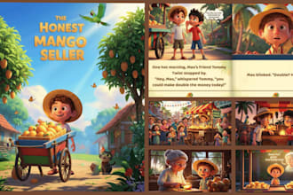 create engaging children story ebooks with illustrations