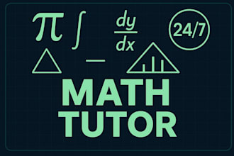 be your online math tutor for calculus and linear algebra