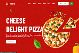 design squarespace pizza shop website burger barbecue seafood noodle website