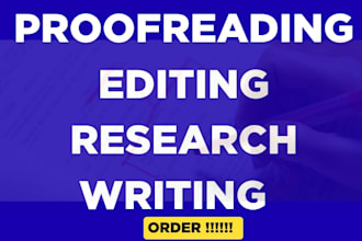 proofread and edit your document