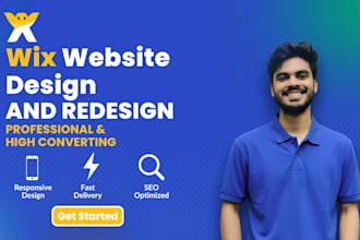 design a professional wix website or redesign wix website