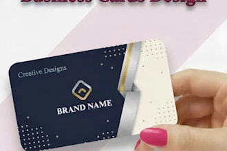 design a professional business card for your company