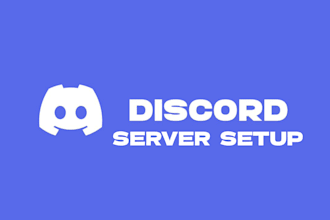 setup a custom discord server for you