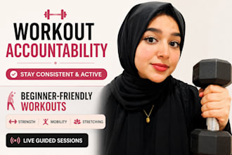 help you with workouts and accountability