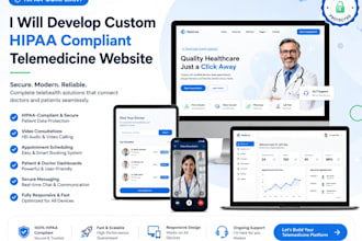 develop custom hipaa compliant telemedicine website
