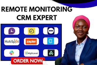 setup monitask basecamp teamviewer one clockify slack connnecteam remote crm