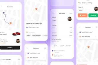 develop ai transportation app, ai rideshare hailing app carpooling app taxi app