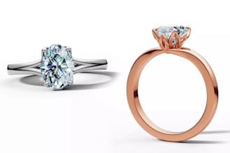 make 3d matrixgold jewelery cad design, 3d ring  nd prototype, 3d bespoke design