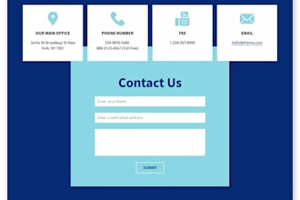 help you in website contact us form submission