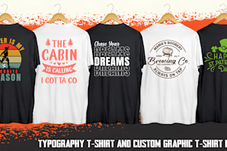 do typography t shirt custom graphics t shirt and summer t shirt design