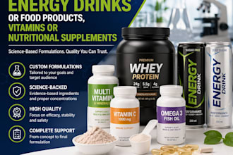 formulate energy drinks or food products, vitamins or nutritional supplements
