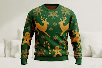 design ugly christmas sweaters, ugly christmas  sweater for santa sweatshirt