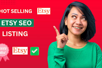 do esty SEO for etsy product listing to increase etsy ranking and sales