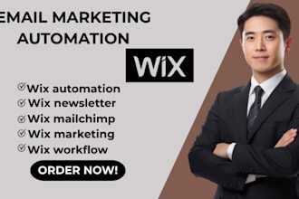setup mailchimp wix email campaign newsletter design wix email automation