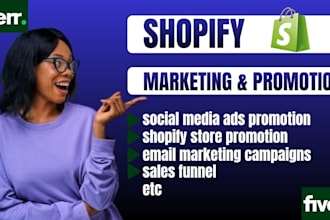 boost shopify sales store marketing and sales funnel klaviyo flows as VA