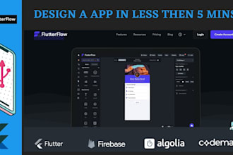 do flutter flutterflow chat ai app UI UX frontend