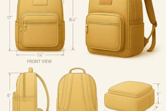 create professional bag tech packs for handbags, backpacks, and travel bags
