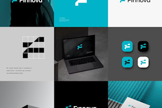 brand kit with brand guideline for your business