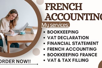 do french accounting, bookkeeping  in comptabilité, cegid, pennylane and indy