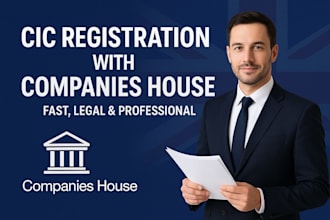 register a cic community interest company with companies house UK