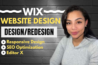 build wix website design wix website redesign, wix website development