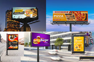 real estate billboard, vending machine, signboard and vinyl banner street signs