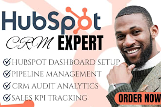 build hubspot sales dashboard track pipeline growth crm audit kpi tracking