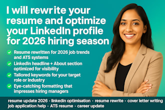 rewrite federal resume, software resume, optimize linkedin profile, cv rewrite