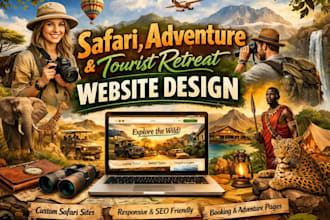generate adventure leads, safari website, tourist, retreat website
