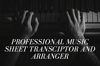 transcribe custom guitar, violin, cello, and solo instrument for your track