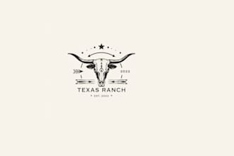 design a western, cattle brand cattle brand logo design